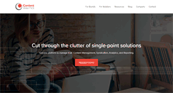 Desktop Screenshot of contentanalyticsinc.com