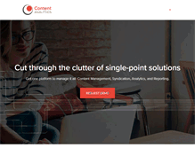 Tablet Screenshot of contentanalyticsinc.com